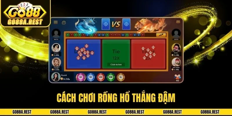 Cách chơi Rồng Hổ thắng đậm